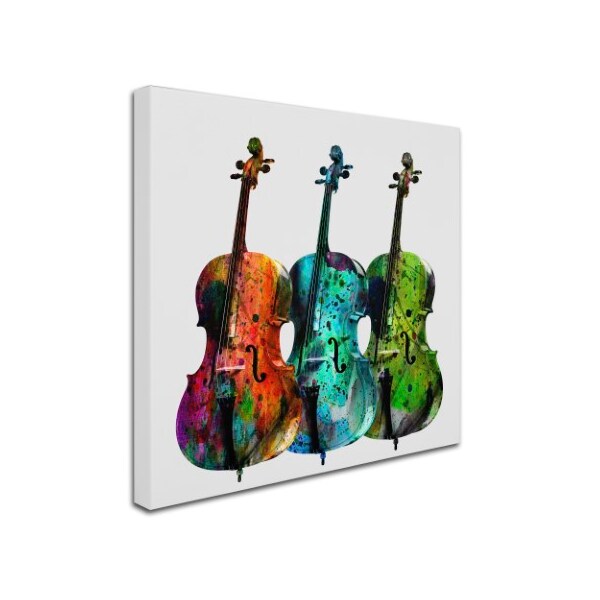 Mark Ashkenazi 'Cello' Canvas Art,14x14